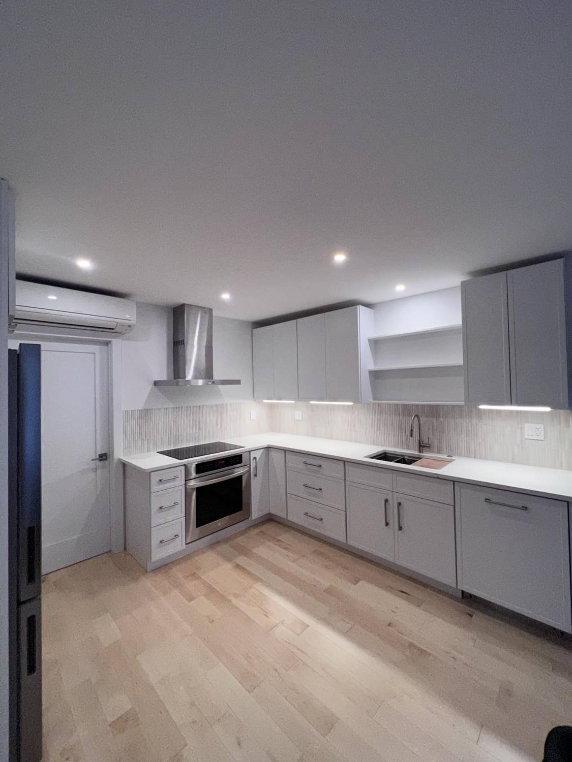 Completed kitchen renovation